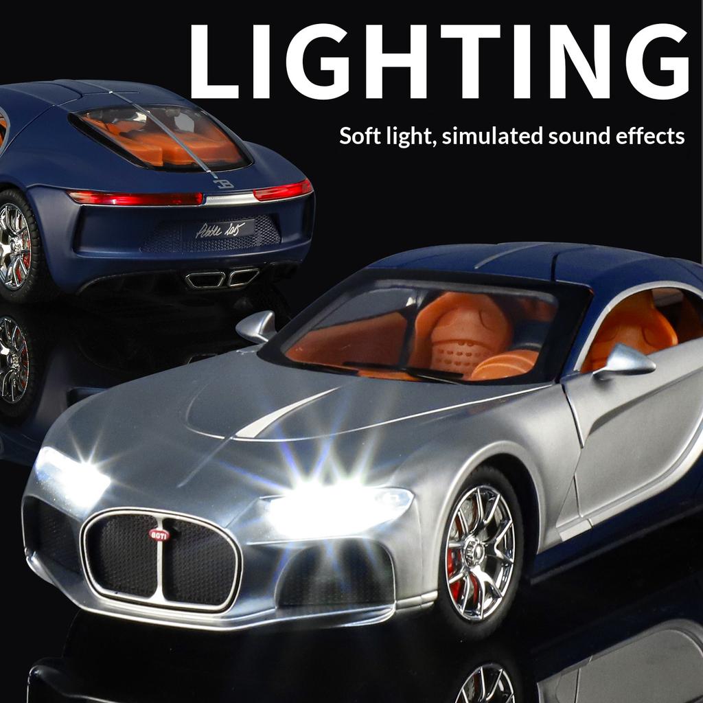 1:24 Bugatti Atlantic car model alloy die-cast sports car model car boy toy car boy gift decoration collection ornaments