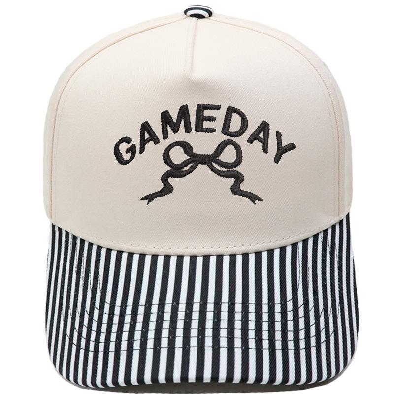 GAMEDAY Truck driver hat three-dimensional embroidery retro color matching baseball cap European and American men's and women's casual hat