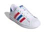 adidas Originals SUPERSTAR Low Top Skateboard Shoes White Blue Red Children Aged 3 7 Years Old FW5850