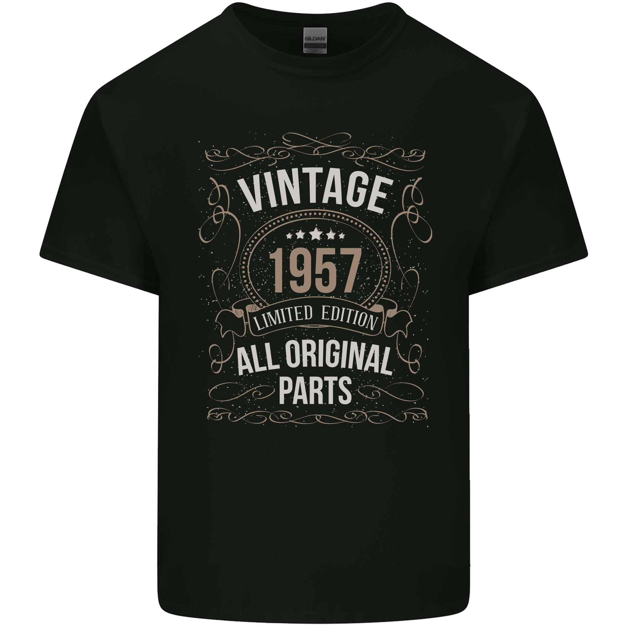 69th Birthday Limited Edition 1957 Unisexs Light Cotton TShirt S