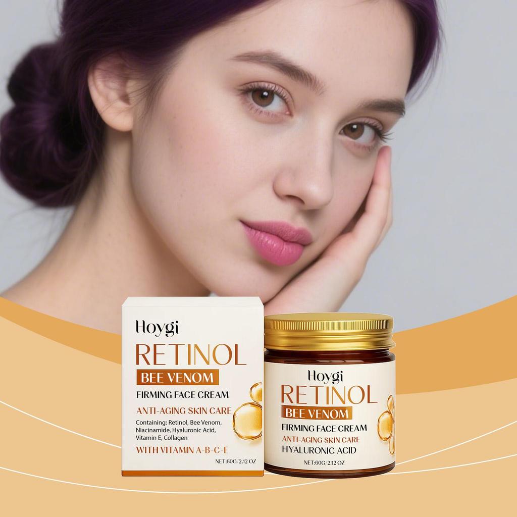 Firming Retinol Cream for Skin Brightening Deep Hydration Smooth and Elastic Skin Moisturized Radiant Skincare Cream