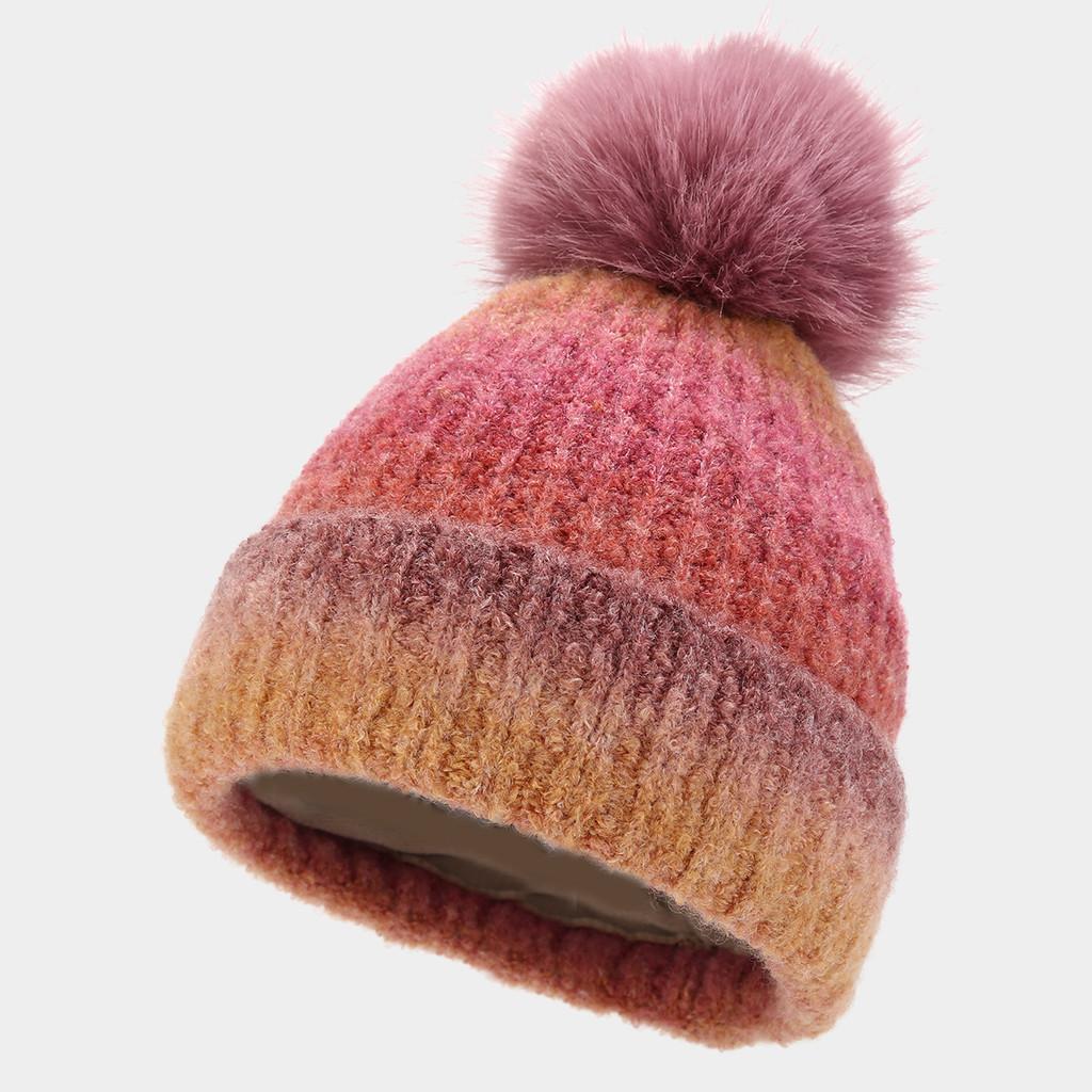 Acryl Strickmütze Schal Handschuhe Set für Herbst Lässiges Damen Mode Accessoire Paket
