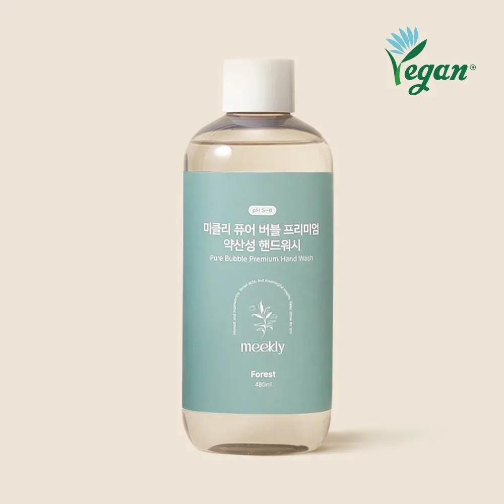 Pure Bubble Premium Mildly Acidic Hand Wash 480ml Hand Sanitizer Refill Forest Scent 480ml 1 bottle