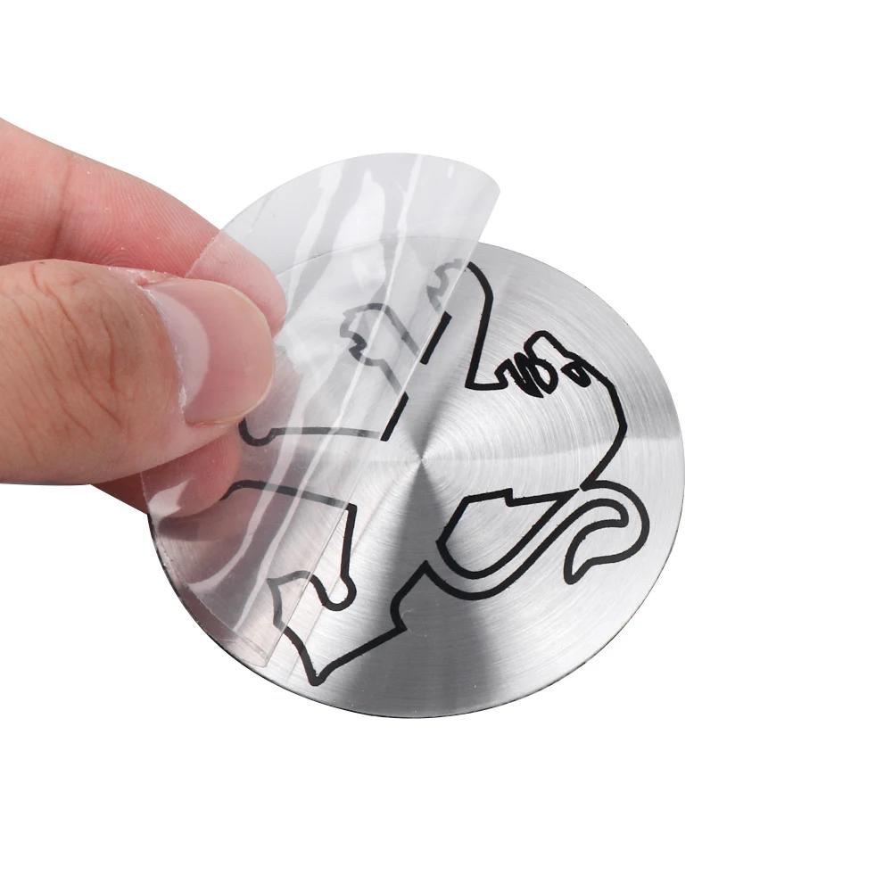 2026 Het Bilklistermärke 56mm Bilhjul Navkapslar Dekal Outo Emblem Bilstyling För Peugeot 208 2012~2018 308 201