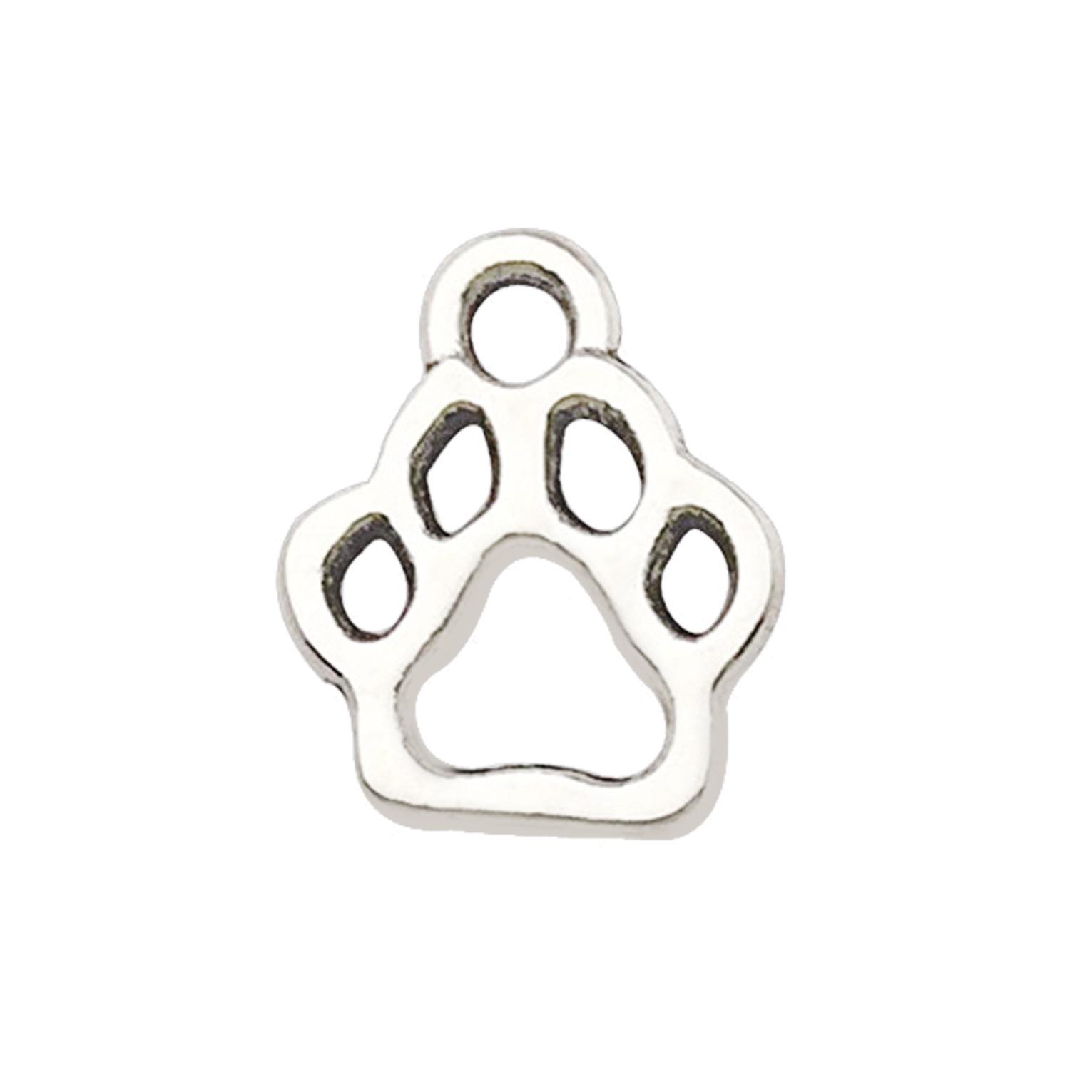 

Античный серебряный кулон-шарм в виде собаки для изготовления украшений своими руками