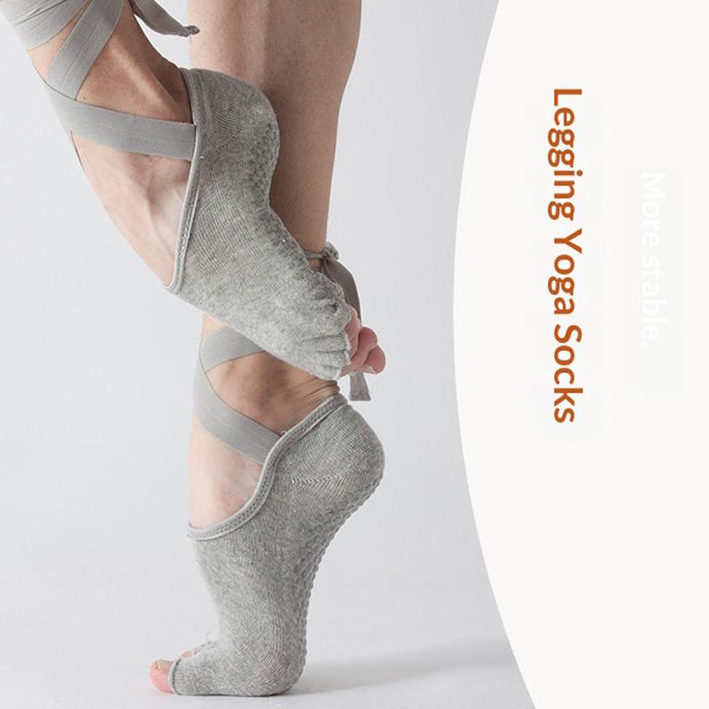 Drop Shipping Lace Ballet Dance Socks Non Slip Yoga Socks Anti Skid Soft Socks for Female Indoor Sports Daily Use