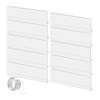 Multiple Of 10 Strong Acrylic Shelf Dividers Shelf Edges Protectors Perfect for Kitchen Bathroom Or Store Displays