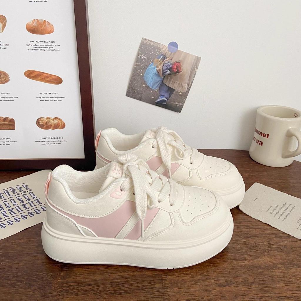 Ins22 autumn shoes platform bread new sports student casual board shoes