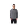 Polo FW22 Solid Logo Embroidered Crewneck Sweatshirt Men Sweatshirt Gray 710766772-039