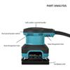 High Power Flat Sander Small Portable Furniture Disc Polishing Machine Household Woodworking Power Tools