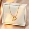 Stainless Steel Starfish Shell Pendant Necklace Set for Women, Delicate Choker Necklace with Earrings Jewelry Set