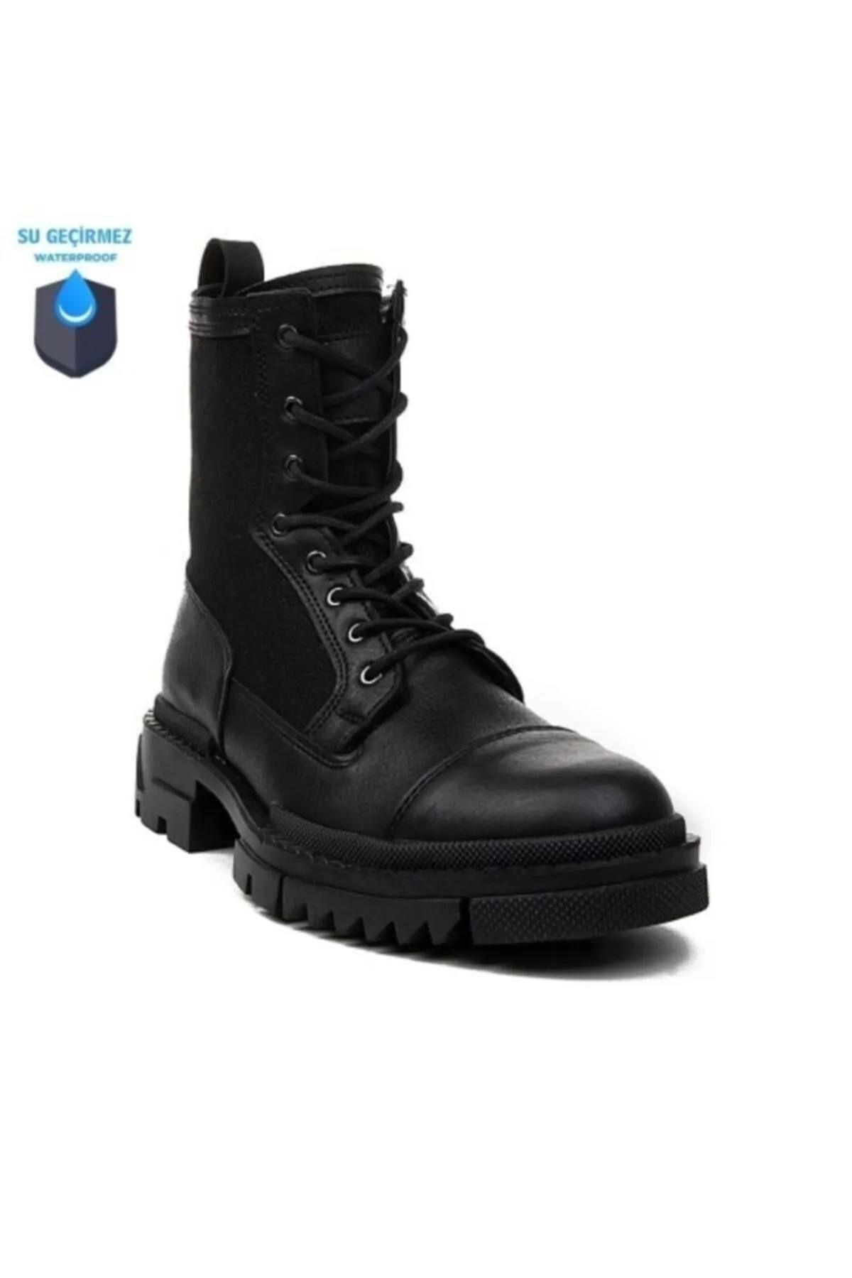 

Men s Fashion Waterproof Thick Heeled Boots Bootie Boots Postal Shoes 40