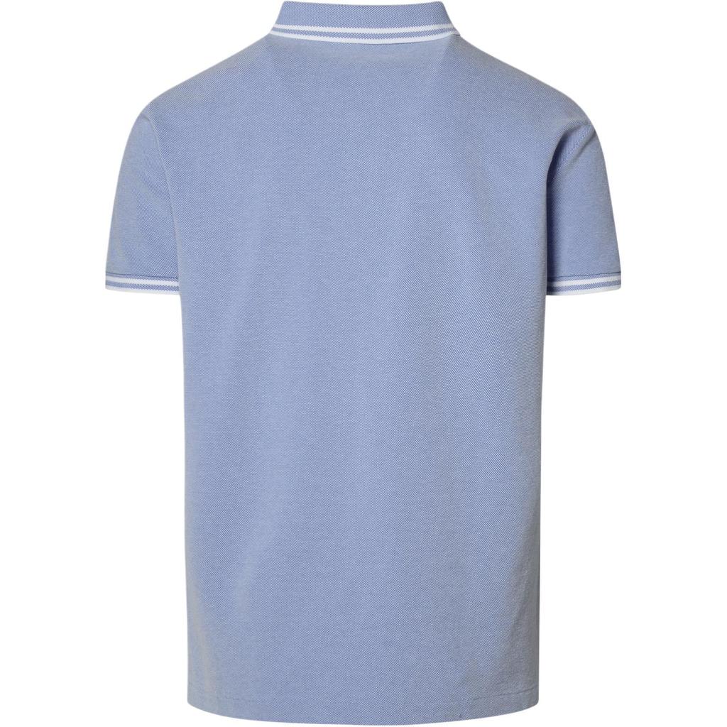 Polo Ralph Lauren Solid Slim Fit Logo Polo Shirt Men Polo Shirts Blue 710898948-006