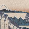 HAKUBA Picture Frame ORI TOKYO Katsushika Hokusai Views of Mount Fuji Edo Nihonbashi 26M M Size Photo Frame Set Sale A Set of a Famous Painting