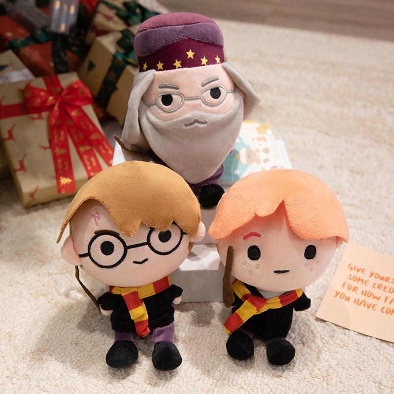 22cm Panenka Harry Potter Ron Dumbledore Hagrid Malfoy Pán Zla Voldemort Plyšáci Plyšové Anime Přívěsek na Tašku Sbírej Plyšové Hračky Dárky