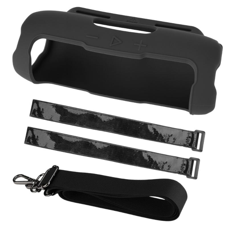 Speaker Guard Case With Detachable Carrying Strap Enhances Drop Resistance Precise Openings for Flip 7
