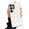 Fashion Small Fragrance Lambskin Leather Phone Case For Samsung Galaxy S26 Ultra S25 S24 Plus Luxury Shockproof Protective Cover