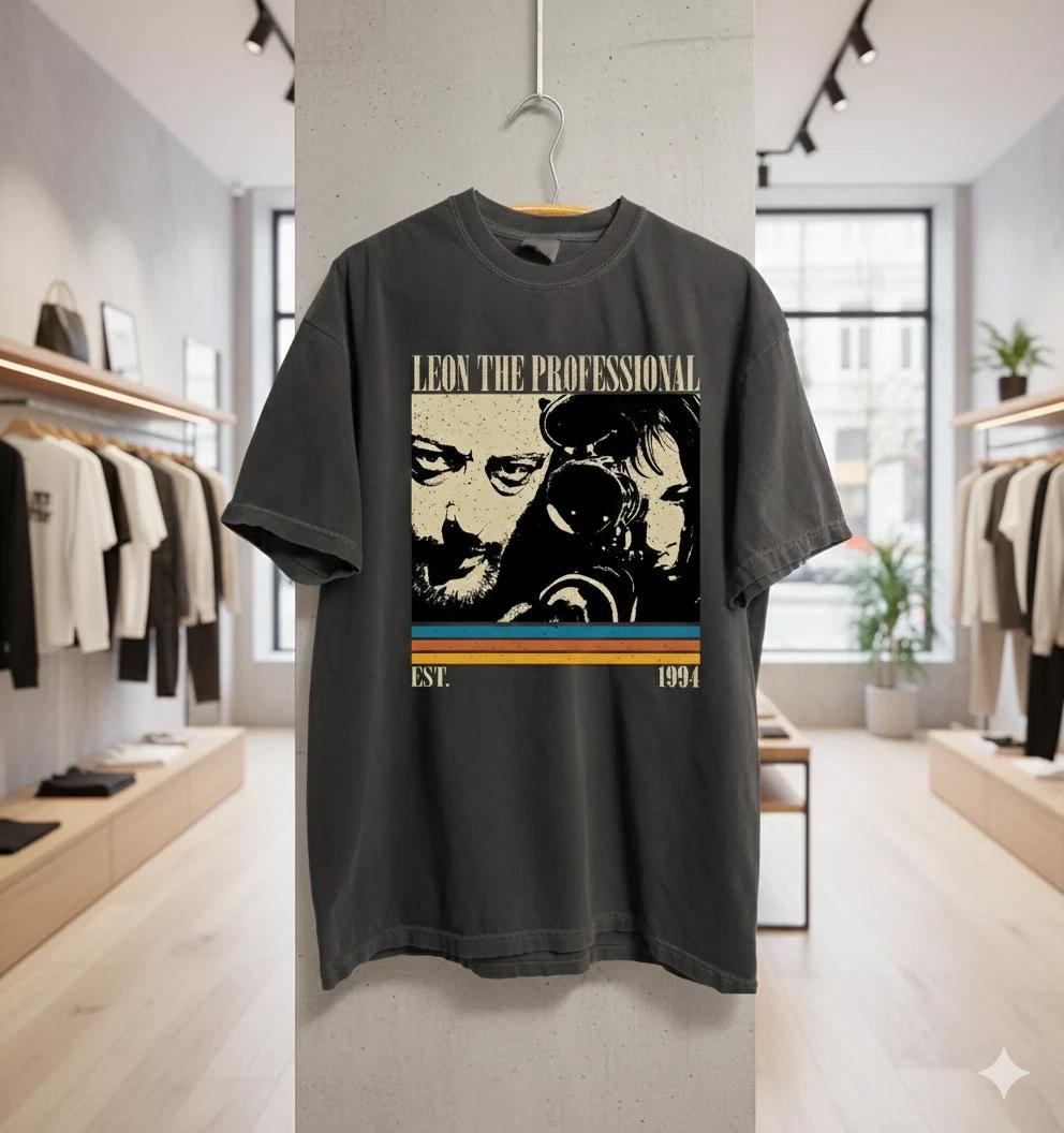 

Leon The Professional Inspired Vintage Movie Graphic T-Shirt Unisex - S349 4XL