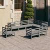 VidaXL Solid Pine Wood Garden Lounge Set 9 Pcs Outdoor Furniture Patio Furniture Terrace Furniture Set 3075806