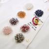 2pcs Colorful Crystal Beads Cufflinks Brass Base Button Cover Sleeve Button  Suit Accessories