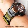 for Casio G-SHOCK series Airmaster generation GR-B100/GR-B100-1A2/3/4/ GB modified nylon canvas watch with men's bracelet