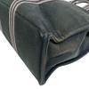 HERMES stripe canvas Fool Toe Tote GM Tote Bag black canvas unisex Used