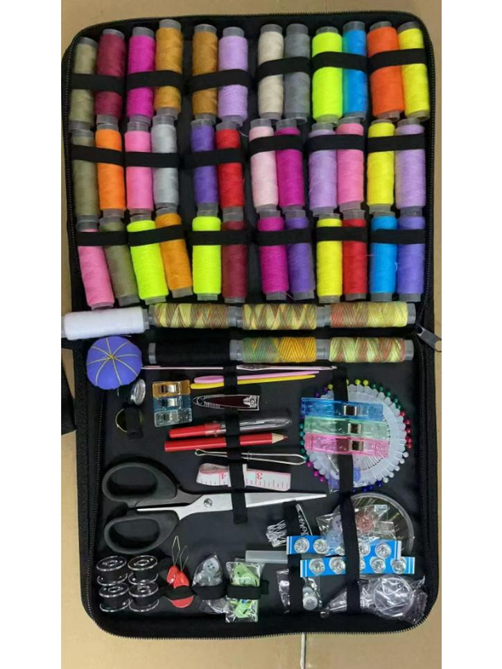 Kit de cusut portabil cu 86 de piese cu geantă din pânză Oxford