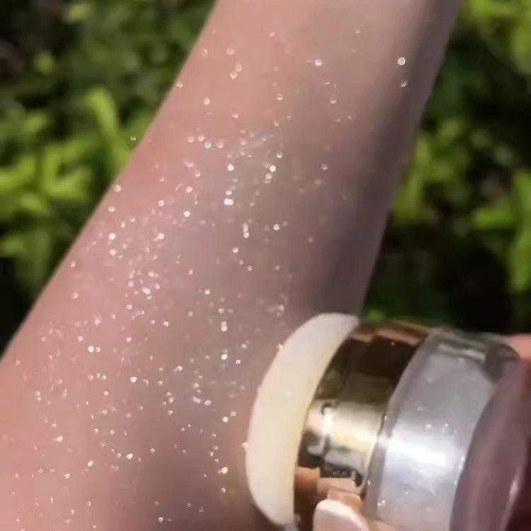 DIKALU Shimmer Highlighter Powder, Face Body Glitter, Long-Lasting Sparkling Makeup