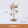 Nordic Style Retro Metal Wooden Cake Stand Iron Cake Display Tray Dessert Table Wedding Holiday Party Arrangement Decoration
