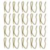 50Pcs Metal Curtain Hook Multifunctional Drapery Hook for Shower Curtain Window Accessories Sturdy Home Decoration Clips