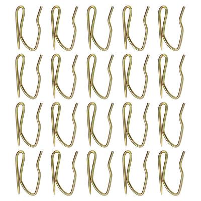 50Pcs Metal Curtain Hook Multifunctional Drapery Hook for Shower Curtain Window Accessories Sturdy Home Decoration Clips