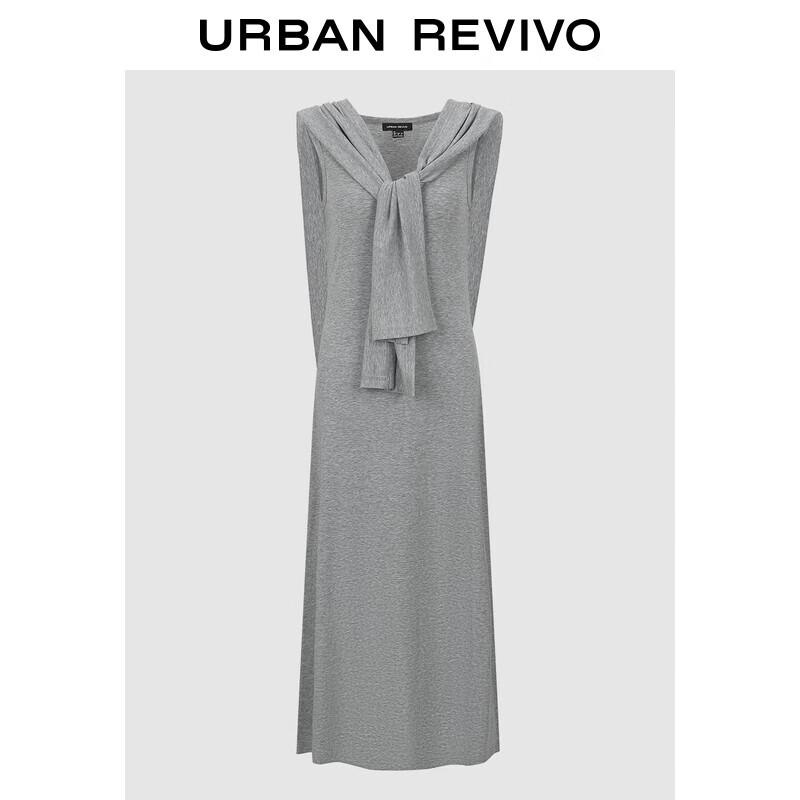 

UR 2025 Women s Lyocell A-Line Sleeveless Shawl Dress S
