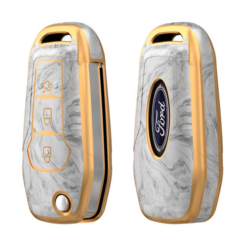 

Чохол для ключа Guochao з ТПУ для Ford: Підходить для Focus, Escort, Mondeo, Edge та Ecosport