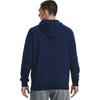 Under Armour Rival Solid Color Hooded Pullover Thick Training Sports Sweatshirt Men sweatshirt Blue 1366723-408