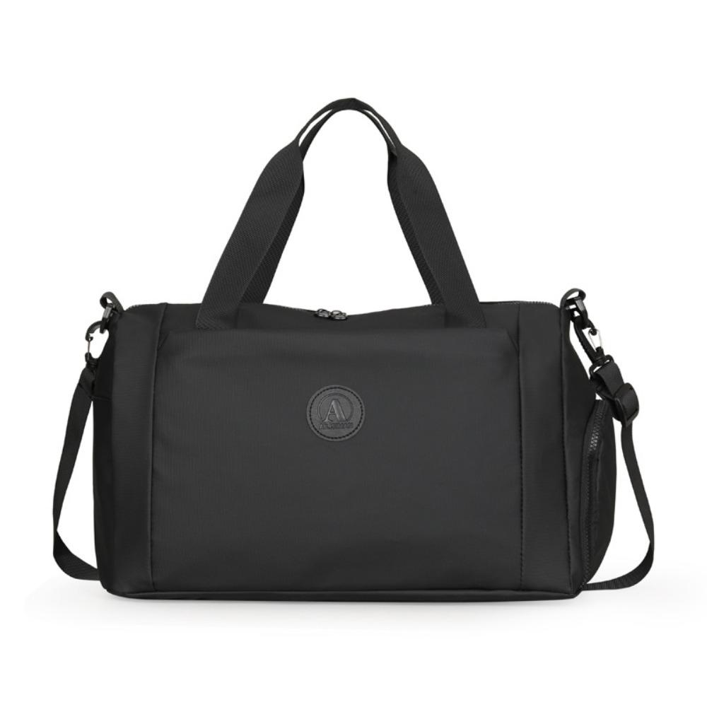 

Oxford Travel Luggage Bag Foldable Large Capacity Handbag Shoulder Bag Nylon Duffle Bag Trip чёрный