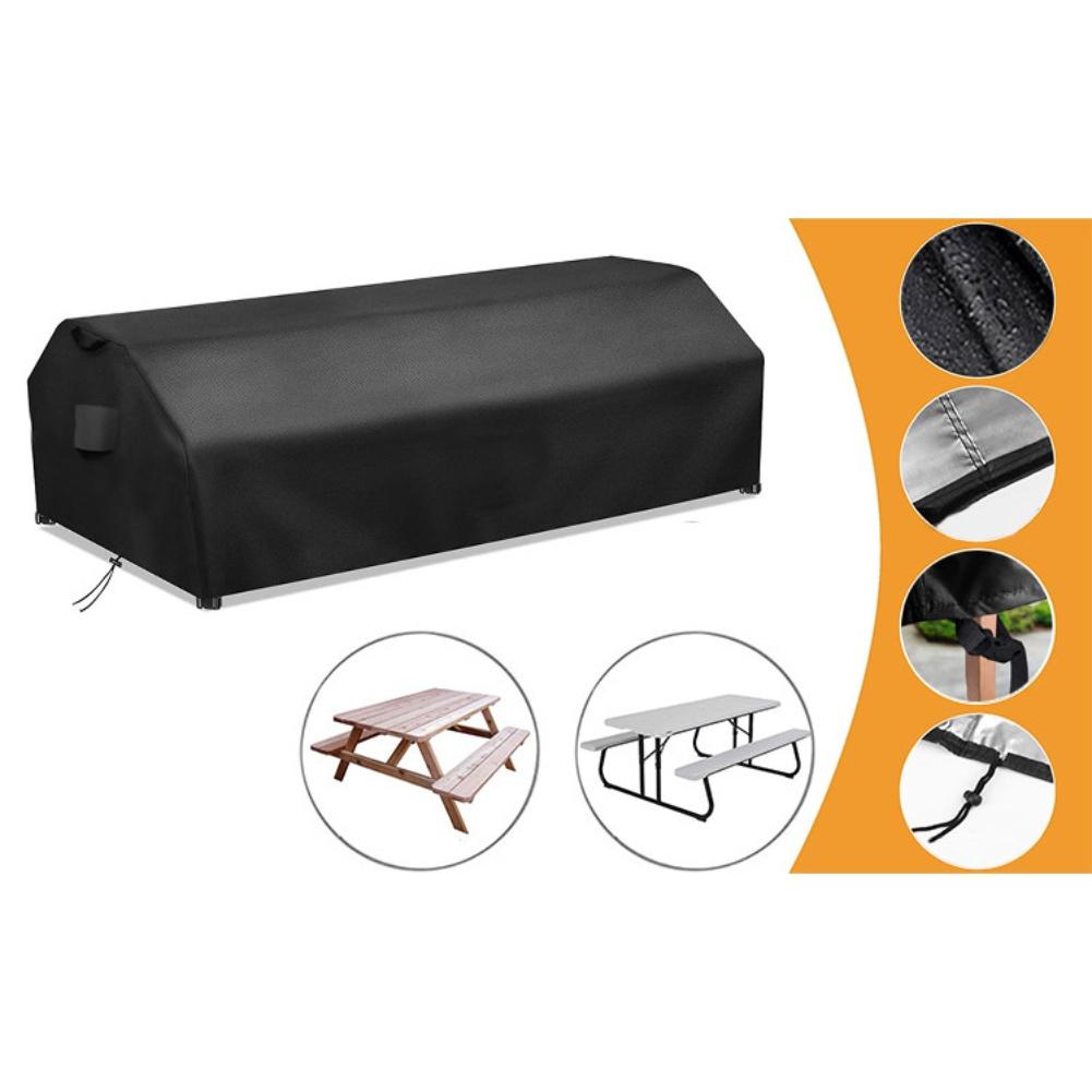 1 PZ Copritavolo da Picnic, Copritavolo Impermeabile per Patio Campeggio Tavoli da Picnic Esterni 190*157*75CM 230*130*75CM 254*157*75CM