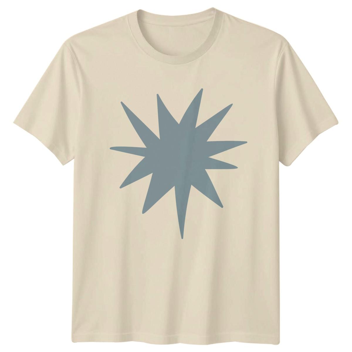 Simple Starburst Abstract Graphic T-Shirt Starburst Graphic Design Birthday Gift XXXXL