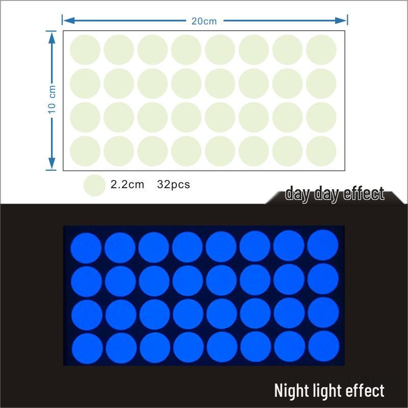 Colorful Luminous Star Wall Stickers for Kids' Rooms