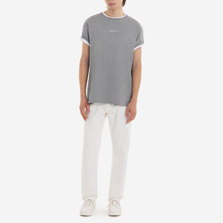 Maison Kitsune SS23 Solid Color Crew Neck Short Sleeve T-Shirt Men Tops KM00112KJ0035-H150