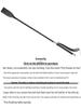 Flirty Pink Leather SM Whip - Adult Flirtatious Spanking Prop for Women