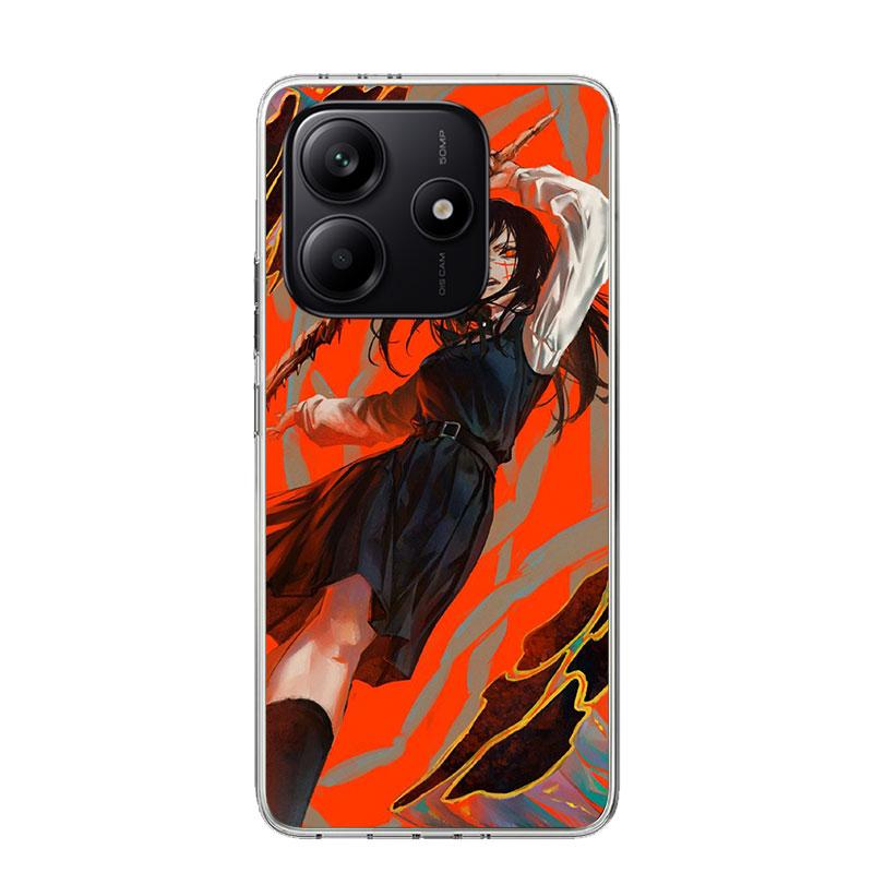 C-Chainsaw Mans Yoru War Devil Phone Case For Xiaomi Redmi Note 15 14 13 12S 12 Pro Plus 11S 11E 11 11T 10S 10 Art Soft Pattern
