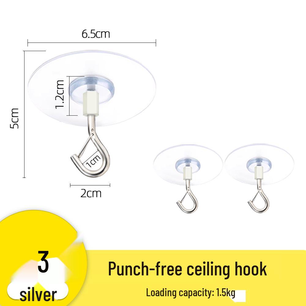 Bezszwowy Metalowy Haczyk Sufitowy do Dekoracyjnego Wieszania
