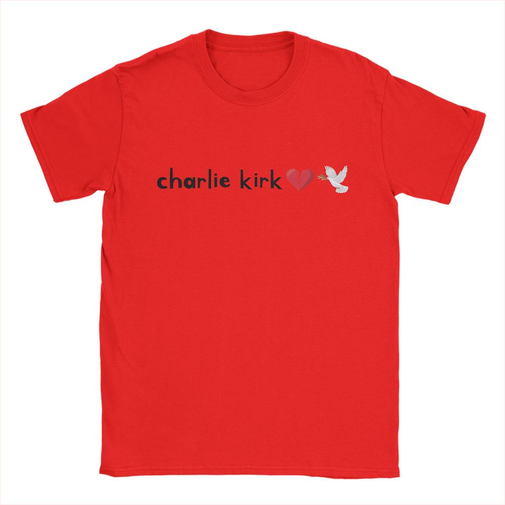 Charlie Kirk T Shirt Summer  Harajuku T Shirts Men Cotton O Neck Plus Size 5XL Clothing Short Sleeve Y2K Funny Tshirt