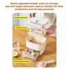 Household Ice Tray Mold Push-type Ice Storage Box With Lid Food Grade One Second Ice Removal