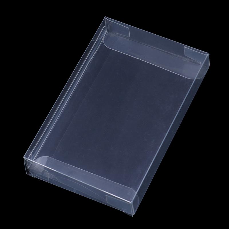 10Pcs clear carts case sleeve box for nintend N64 cartridge cib protectors