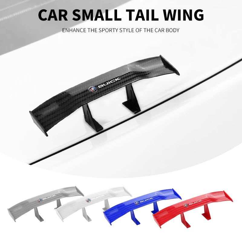 Carbon Look Car Rear Spoiler Mini Wings Decoration Auto Accessories For Buick Century Excelle XT Regal Encore Park Avenue GL8