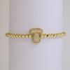 Trendy Hot Sale Hip Hop 18k Gold Plated 26 English Zircon Letters Bracelet Fashion Copper Beading Bracelet Women's Gift Jewelry