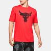 Under Armour Project Rock Bull Graphic Sportstyle Short Sleeve Tee Men Tops Mesa-Red 1351582-608