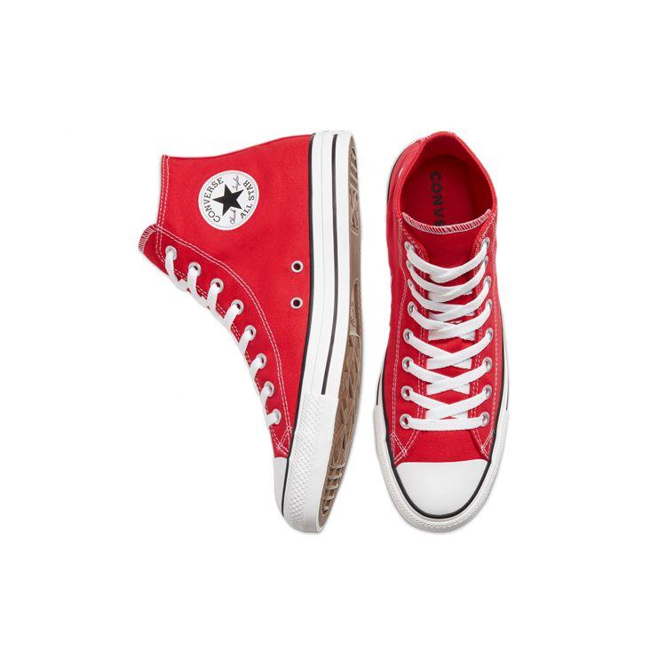 Converse נעלי סניקרס יוניסקס Chuck Taylor All Star היי סמיילי - אדום אוניברסיטאי שחור לבן 167069F