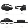 FANDARE Waterproof Waist Stylish Waist Pouch with USB Charging Compatible with Crossbody Popular for and Outdoor Silver Men's Bag, Port, 7.9-inch